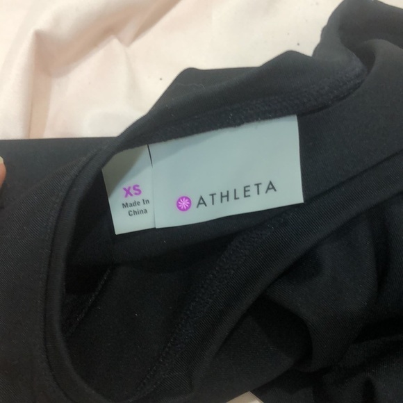 Athleta black tank with side string - Picture 9 of 9
